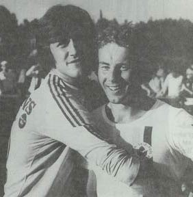 Ralf Edström och Ingemar Stenmark 1977